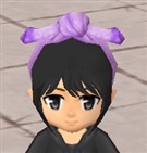 たまうさヘアバンド・紫