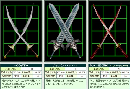 「ハイブリーダー」専用新規武器