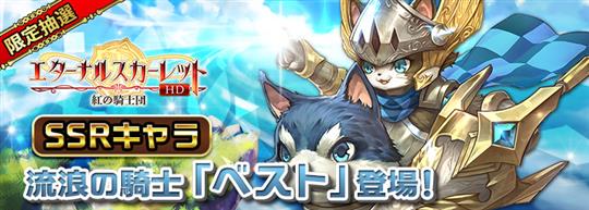 SSR騎士『ベスト』限定抽選に登場！