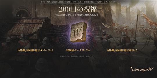 200日の祝福