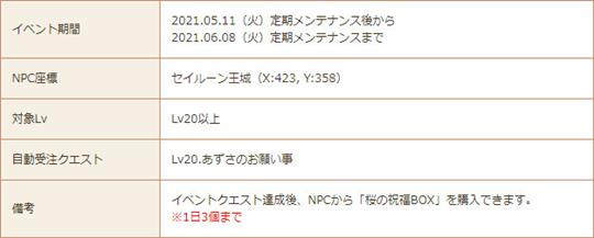 期間限定イベント