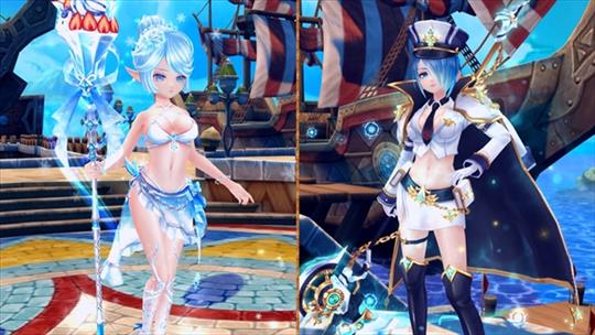 「夏の女王・レイラ」と「稲妻の大鎌・サンドラ」