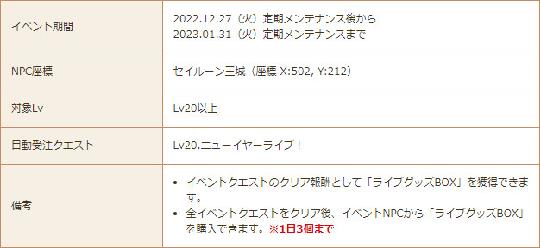 ニューイヤーライブ